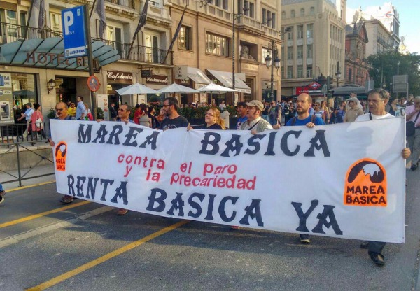 Marea Básica contra el Paro y la Precariedad. #ReclamaCartaSocial 's header image