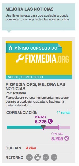 ¡Alcanzamos la primera cumbre! Fixmedia será una realidad